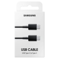 USB kabelis oriģināls Samsung EP-DA705 Type-C-Type-C 1.0m with package black 